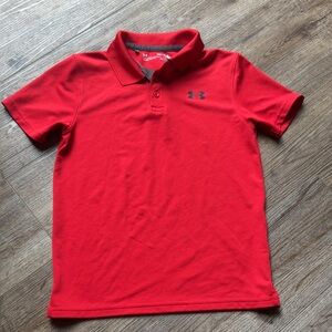 Under Armour Kids Polo in Vivid Red